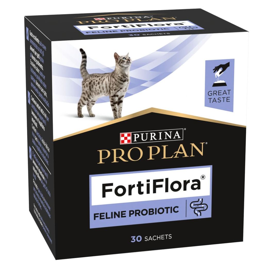 FortiFlora Gato 30 Saquetas | Suplementos Gatos | A Loja dos Animais